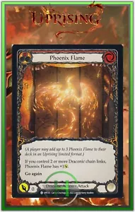 Phoenix Flame Red - FAB:Uprising - UPR101 - Carte Officielle Anglaise - Picture 1 of 1