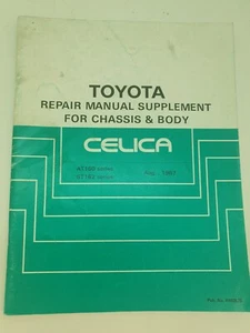 Toyota Repair Manual Supplement for Chassis & Body CELICA - Picture 1 of 5