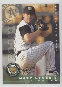 2003 Grandstand Kane County Cougars Update Matt Lynch #17