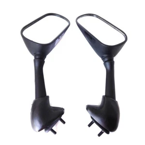 Black Motorcycle Rearview Mirrors For Yamaha YZF-R6 2003-2005 YZF-R6S 2006-2009 - Picture 1 of 5
