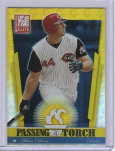 2002 Donruss Elite Passing The Torch Adam Dunn Cincinnati Reds 859/1000