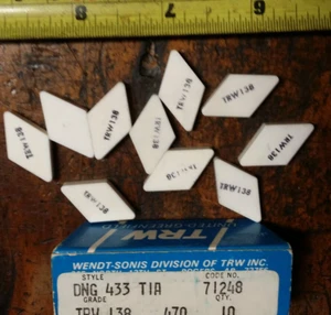 20X CERAMIC Tips inserts SNG 433 T1A, 71248. TRW 138, 470.for cutting hard metal - Picture 1 of 2