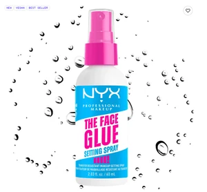 NYX - THE FACE GLUE SETTING SPRAY. NEW - Picture 1 of 3