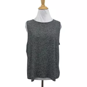 Beyond Yoga Tank Top Womens M Medium Gray Heather Muscle Sleeves Athletic Shirt - Picture 1 of 11