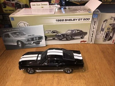 215/500 1968 Mustang Shelby GT 500 GMP Never Opened Displayed 1:24 Black - Image 1 of 4