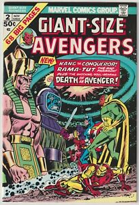 Giant Size Avengers #2     (Marvel 1974)      VFN