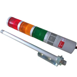 Yellow Red Green Industrial Signal Tower Lamp Buzzer Warning Stack Light - Picture 1 of 6
