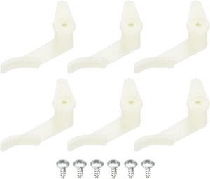 3.5Mm Lamp Shade Clips for Ceiling Flush Mount, 6 Pair Fixed Buckle Light Fixtur - Picture 1 of 6