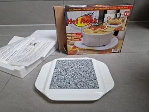 NEU / OVP Hot Rock Warmhalteplatte Wärmeplatte mit Granitkern - Bild 1 von 4