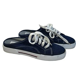 City Sneaks Women's Comfort  Blue Denim ￼ Casual Tennis Shoes Size 7 Vintage - Picture 1 of 6