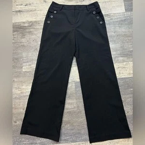 Larry Levine Black Dress Pants Size 4 - Picture 1 of 11