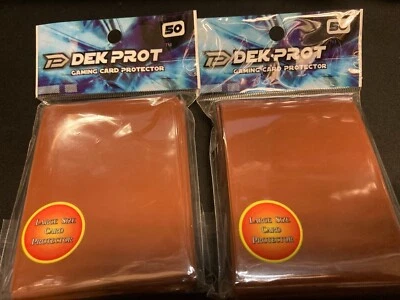 100 Large Standard Size Deck.Prot Pokemon/Digimon/MTG Protector Sleeves - Image 1 of 4