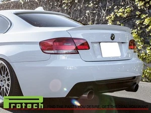 300 White Performance Trunk + AC Roof Spoilers Fit BMW E92 328i 335i Coupe 07-13 - Picture 1 of 2