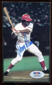 Johnny Bench Signed Auto 3.25 x 5.5 Photo PSA DNA AN9553 Reds HOF~(BB) - Picture 1 of 3