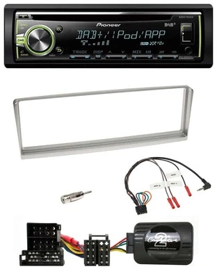 Pioneer DAB USB MP3 Lenkrad CD Autoradio für Alfa Romeo 156 2002-2003 silber - Bild 1 von 4