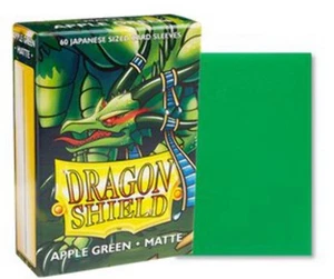 Estuche japonés mate verde manzana pantalla dragón fundas protectoras - paquetes de 10x 60 ct - Imagen 1 de 1