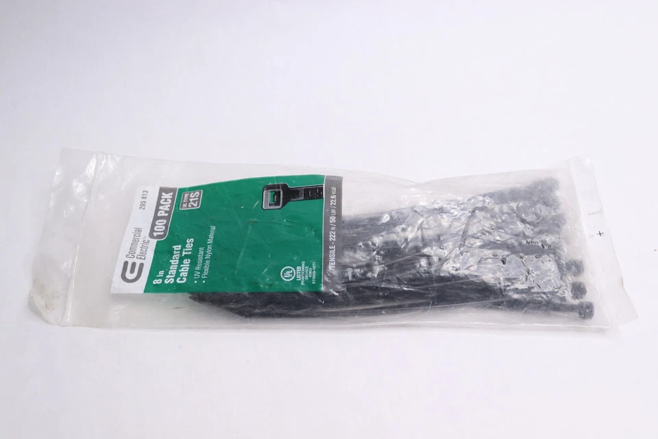 (100-Pk) Commercial Electric Cable Ties 8 295813 - Изображение 1 из 1