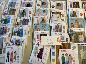Sewing Patterns lot of 50+ UNCUT Patterns McCall's Burda Vogue Simplicity + - Picture 1 of 17