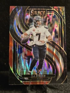 2024 Select - Cj Stroud #128 Red And Black Prizm Shock - Picture 1 of 2