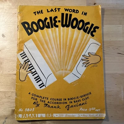 LA ÚLTIMA PALABRA EN BOOGIE WOOGIE, DE FRANK GAVIANI, CLAVE DE BAJO CURSO ACORDEÓN Foto 1 de 4