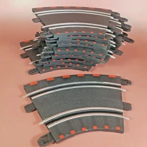 Disney Pixar Cars Slot Racing System Curved Track Lot Of 12 - Picture 1 of 9