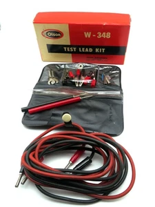 Olson W-348 Test Lead Kit con custodia in scatola Giappone - Foto 1 di 12