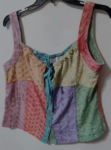 SACRED THREADS sleeveless top large - Picture 1 of 3