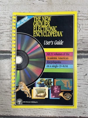 Новый Grolier электронная энциклопедия руководство пользователя IBM VTG 1991 книга в мягкой обложке - Изображение 1 из 3