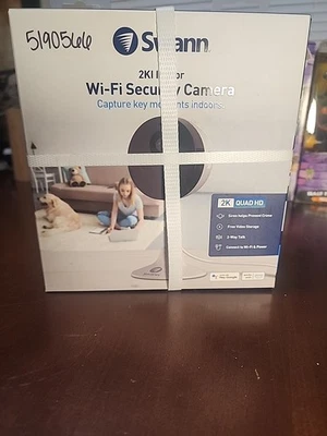Cámara de seguridad Swann SWIFI-2KICAM-US 2K Quad HD interior WIFI - blanca NUEVA Foto 1 de 4