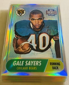 Lot Of 14 - 2001 Topps Archives Reserve Football Rookie Reprint REFRACTORS HOF - Picture 1 of 5