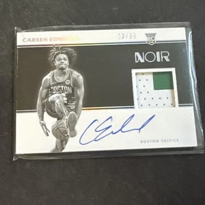 2019-20 Panini Noir Carsen Edwards Rookie Patch Auto /99 #337 - Picture 1 of 5