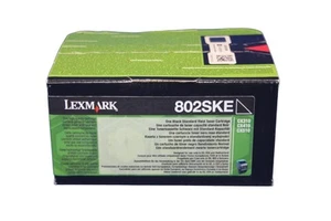 Lexmark 802SKE 80C2SKE Toner Black (entspricht 80C2SK0 ) -A - Bild 1 von 1