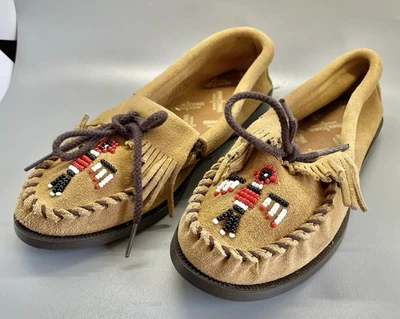 Nuevos mocasines de gamuza marrón Minnetonka para mujer talla 6,5 Foto 1 de 4