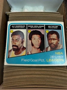 1972-73 Topps Basketball NEAR SET 244/264 DIFFERENT Cards EX/EX-MT Condition - Picture 1 of 1