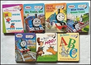 Bright And Early Board Book Lot Of 7 - Dr. Seuss, Thomas And Friends - Picture 1 of 1