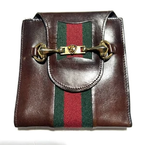 Cartera de cuero marrón vintage Da Vinci by Junior Horsebit - Imagen 1 de 4