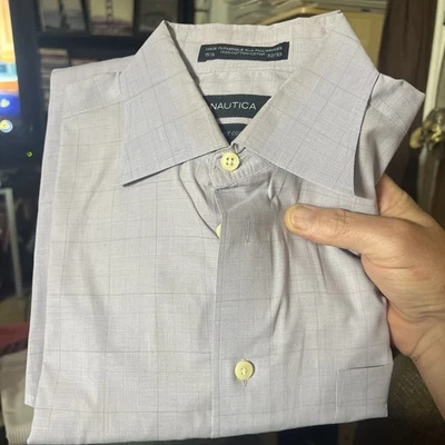Nautica Men’s Dress Shirt Size 15 1/2 32-33 - Image 1 of 2