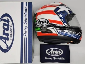 Arai RX-7X HAYDEN Hayden RX7X full face helmet L size red white good condition - Foto 1 di 12