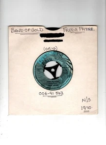 FREDA PAYNE - BAND OF GOLD. GERMAN ORIG 1970 N/SOUL 7". G+ - Picture 1 of 2