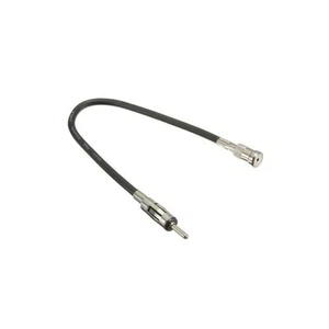 CABLE ADAPTATEUR AUTO RADIO FICHE ANTENNE VOITURE FEMELLE / COAXIAL MALE QUALITE - Imagen 1 de 4