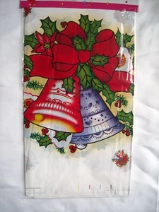 Campana de vajilla de fiesta de Navidad con mantel de plástico - Imagen 1 de 1