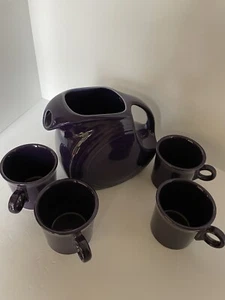 Ten Pieces Rare Plum Fiestaware By Homer Laughlin Discontinued - Picture 1 of 4