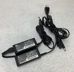 Lot 2 Genuine HP Laptop AC Adapter 380467-003 402018-001 18.5V 3.5A 65W PPP009H - Picture 1 of 8