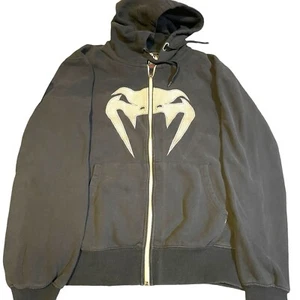 Venum Pro Team Full Zip Hoodie Schwarz Weiß 2XL MMA - Bild 1 von 5