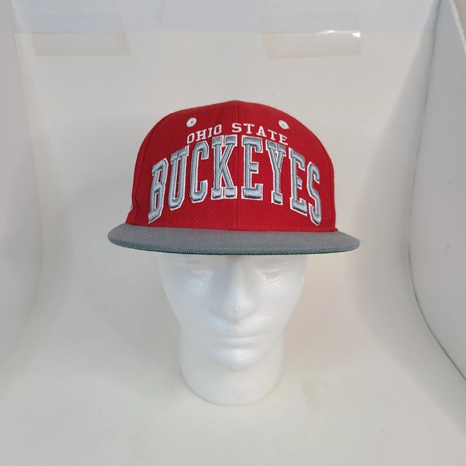 Ohio State University Buckeyes 90s Zephyr Snapback Hat Adjustable Red - Image 1 of 4