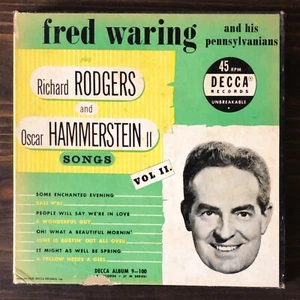 Vintage 45 RPM Decca 9-100 - Rodgers And Hammerstein II Songs Vol. 2 - Picture 1 of 15