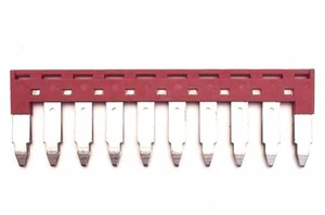 DIN Rail Terminal Block Jumpers 4 Quantity DSS6N-10P Dinkle 8 AWG 10 Pole DK6N - Picture 1 of 2