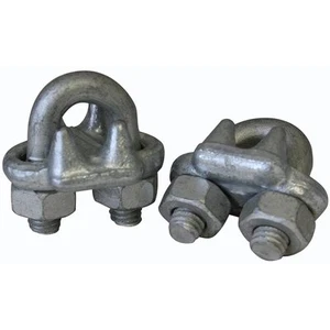 10 Drop Forged Hot Dip Galvanized Wire Rope Clips 1/4" - Picture 1 of 1
