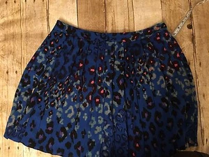 Lily White women colorful flare skirt animal print Sz/L - Picture 1 of 4