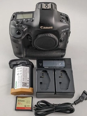 Canon EOS 1D X Black 18.1MP Digital SLR Camera Body - Image 1 of 4